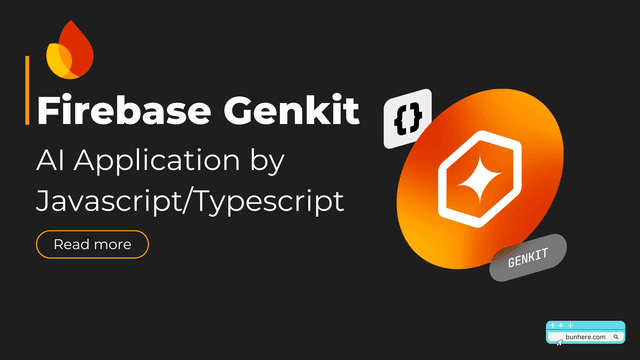Firebase Genkit - AI Application by Javascript/Typescript